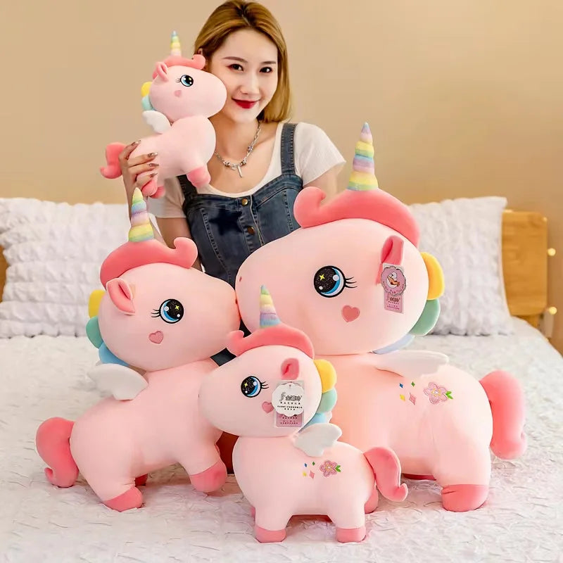 Dein kuscheliges Einhorn Plüschtier Pink!