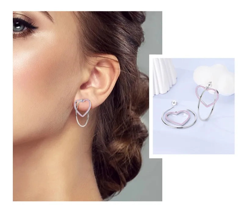 Niedliche Einhorn Ohrringe mit blauen Augen!