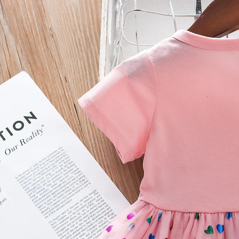 Dein zauberhaftes Einhorn Kleid in Pink!