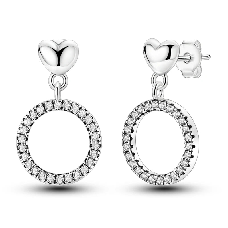 Niedliche Einhorn Ohrringe mit blauen Augen!