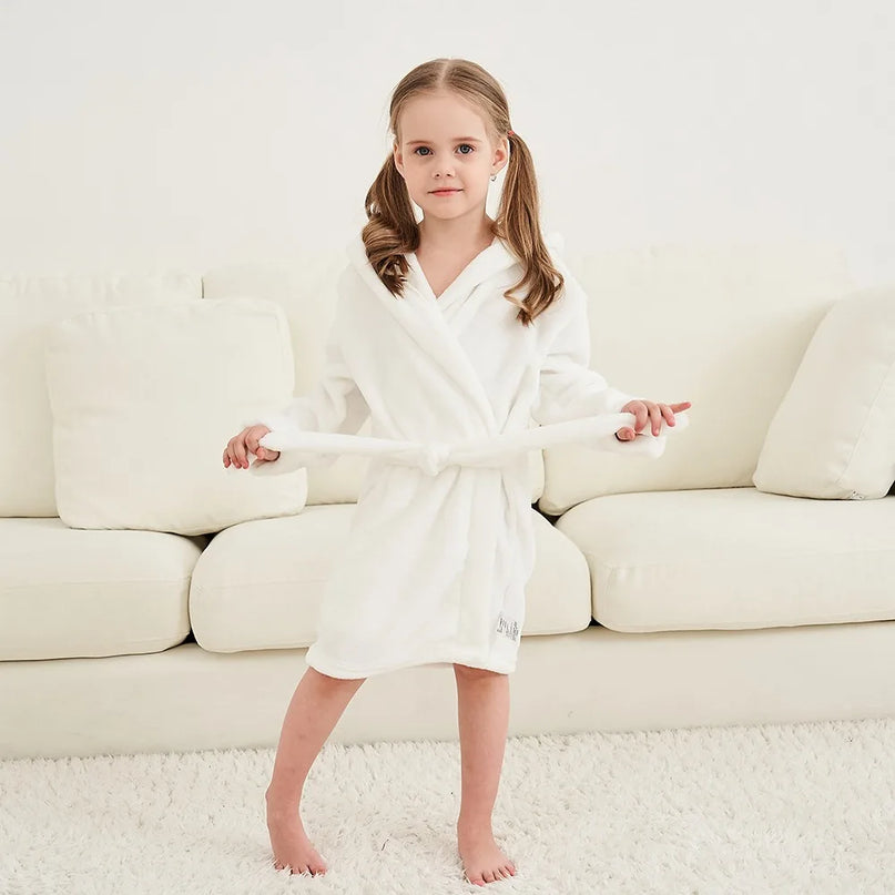 Kuscheliger Einhorn Bademantel für Kids