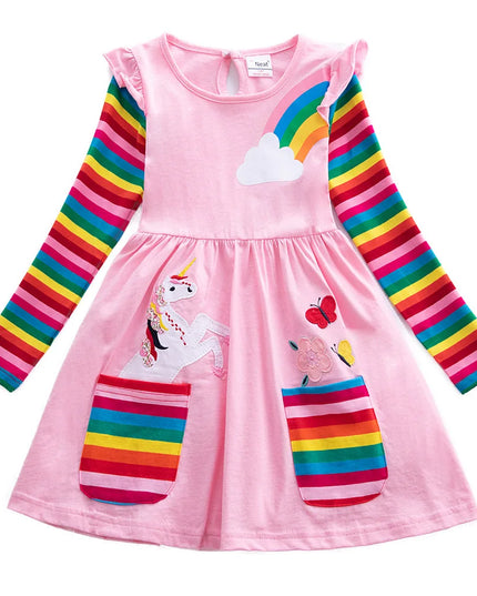 Dein kuscheliges Einhorn Kleid für den
