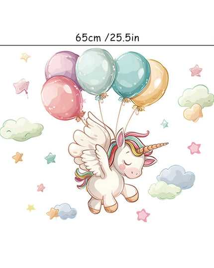 Dein zauberhaftes Einhorn Wandtattoo