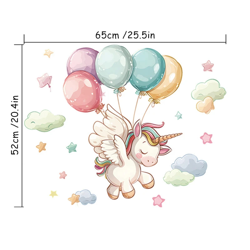 Dein zauberhaftes Einhorn Wandtattoo