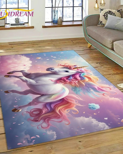 Dein Einhorn Sessel als 3D Traum-Teppich!