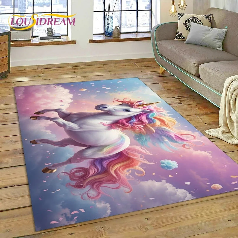 Dein Einhorn Sessel als 3D Traum-Teppich!