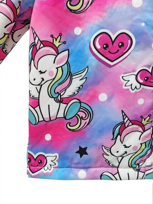 Kuschelige Einhorn Jacke für kalte Tage