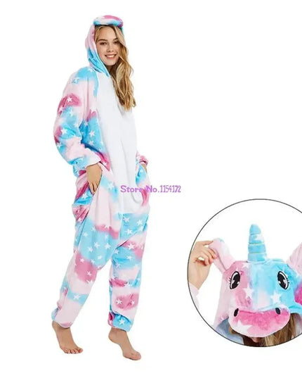 Dein kuscheliger Einhorn Onesie Panda-Style!