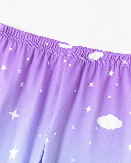 Deine weiche Einhorn Leggings mit Farbblock!