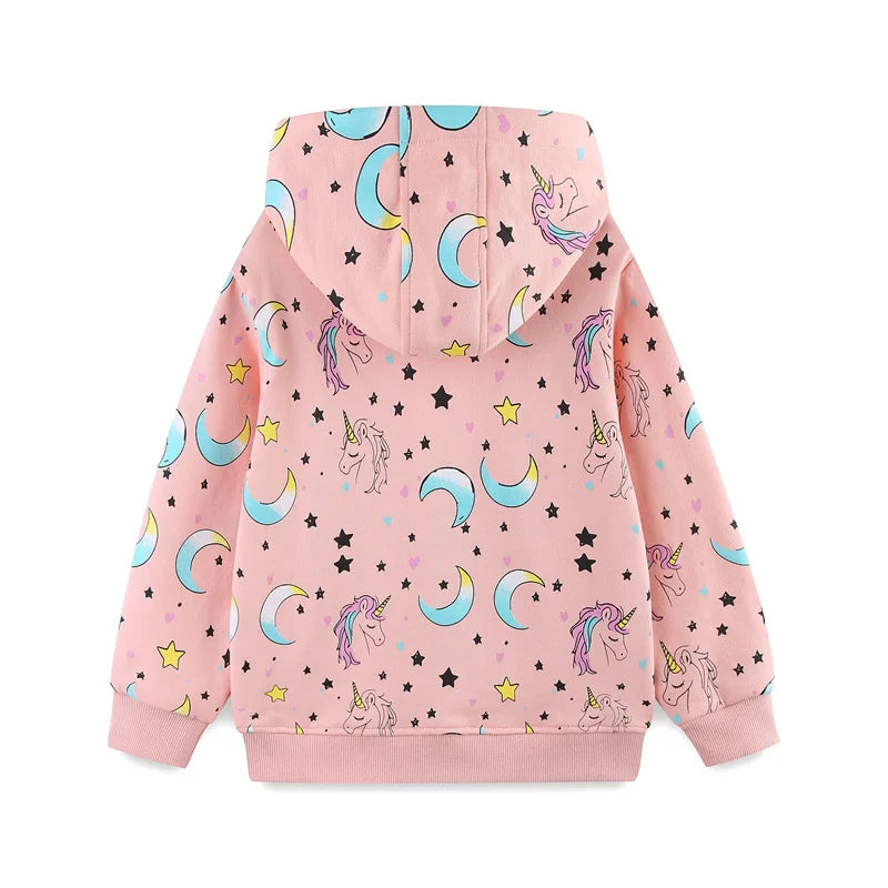 Deine magische Einhorn Jacke mit Mond-Motiv!