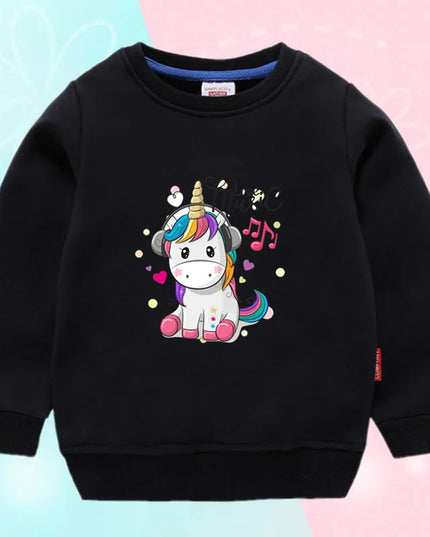 Dein zauberhafter Einhorn Pullover in Grau!