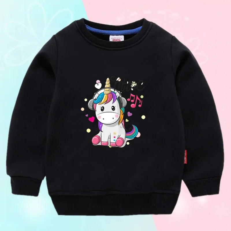 Dein zauberhafter Einhorn Pullover in Grau!