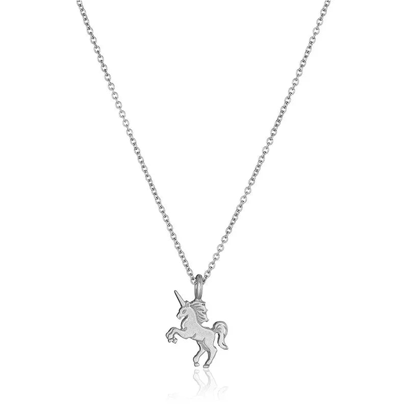 Deine stylische Einhorn Kette aus Legierung!