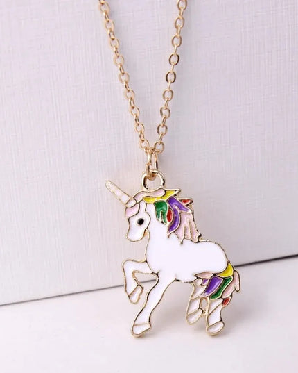 Deine strahlende Einhorn Kette in Weiß!
