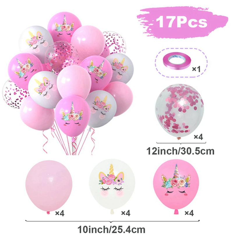 Konfetti-Zauber mit Einhorn Deko Ballons!