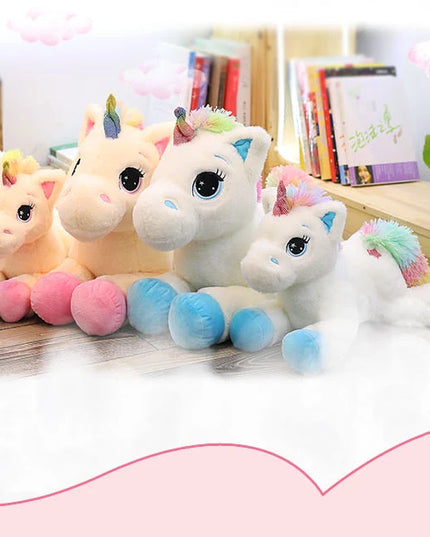 Dein riesiges Regenbogen Einhorn Kissen!