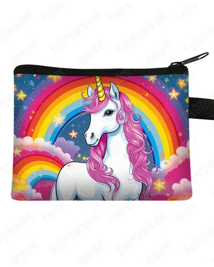 Deine farbenfrohe Einhorn Geldbörse