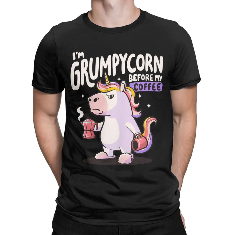 Dein Grumpycorn Einhorn T-Shirt in Grau!