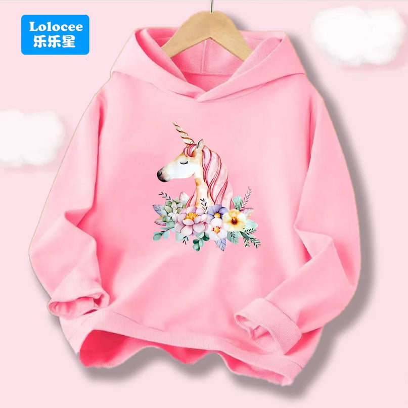 Dein stylischer Einhorn Hoodie in Grau!