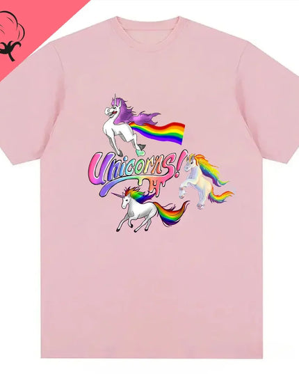 Dein Einhorn T-Shirt mit grauer Eleganz!