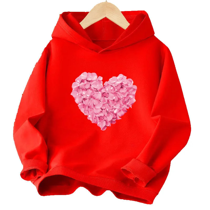 Dein cooler Einhorn Hoodie in Rot!