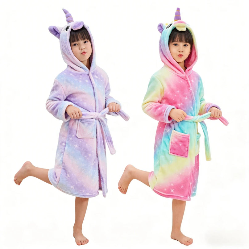Flauschiger Einhorn Pyjama für kleine
