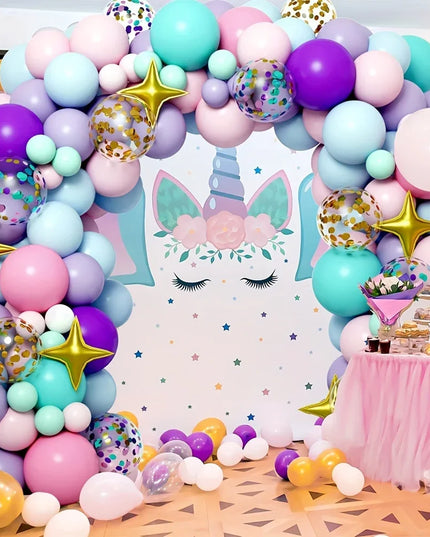 Dein Macaron Einhorn Ballon-Traumset!