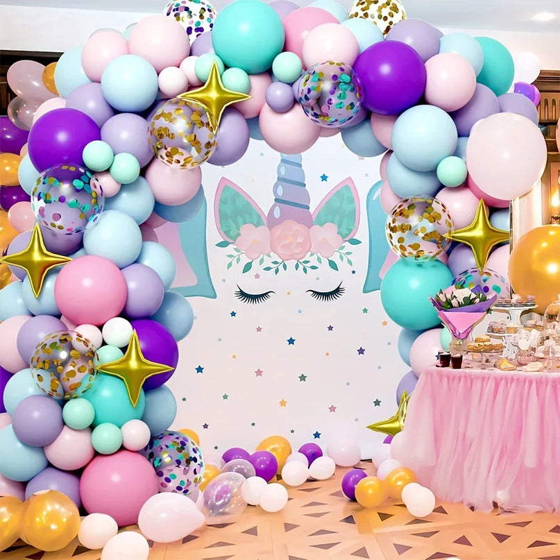 Dein Macaron Einhorn Ballon-Traumset!