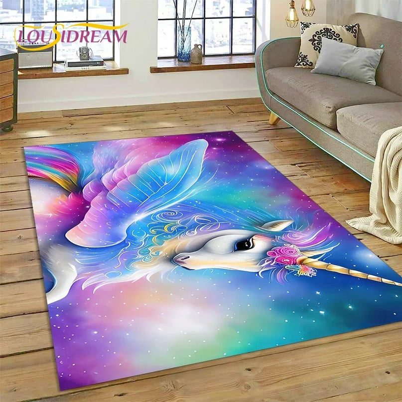 Dein Einhorn Sessel als 3D Traum-Teppich!