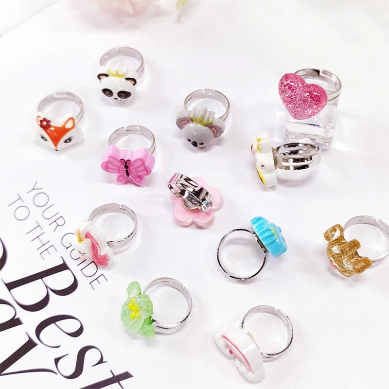 Süße Einhorn Ringe für kleine Prinzessinnen!