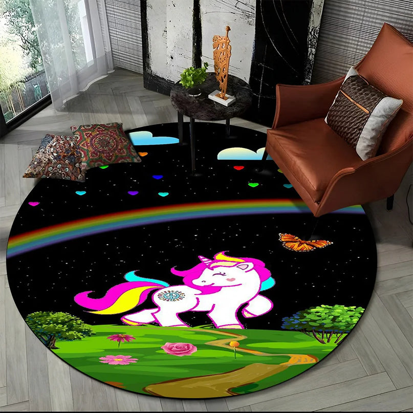 Dein runder Einhorn Sessel-Traum