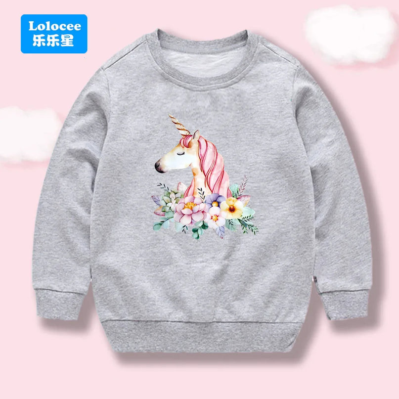Dein cooler Einhorn Hoodie Schwarz!