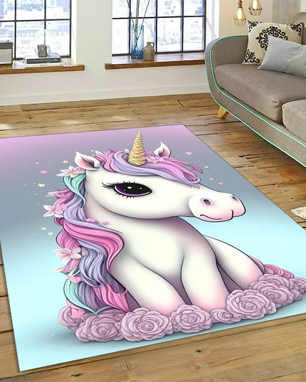Dein Einhorn Sessel als 3D Traum-Teppich!