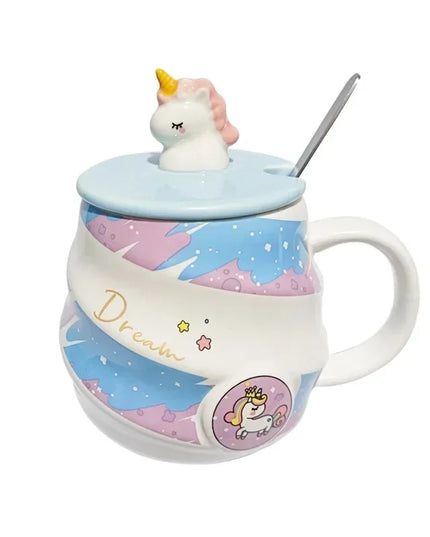 Deine magische Einhorn Tasse mit Löffel!