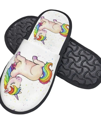Deine kuscheligen Einhorn Hausschuhe!
