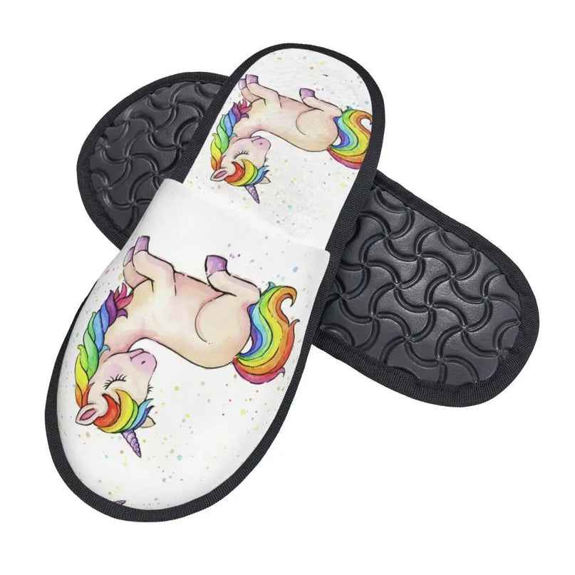 Kuschelige Einhorn Hausschuhe für dich!
