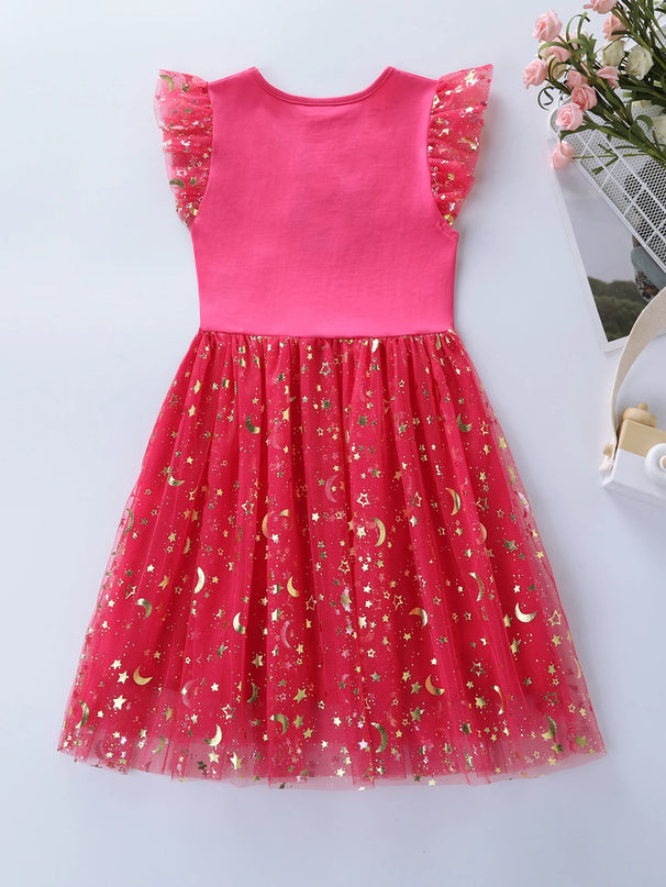 Dein zauberhaftes Einhorn Kleid Fuchsia!