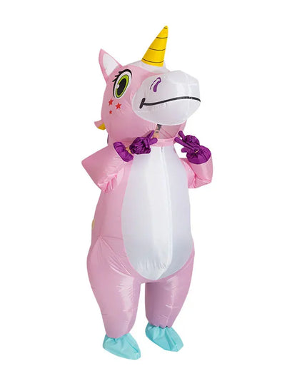 Magisches Aufblasbares Einhorn Kostuem Lila