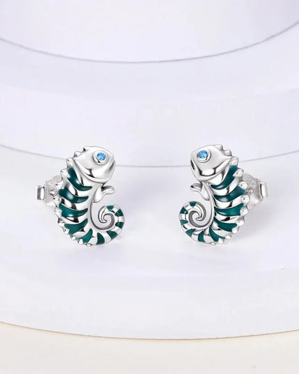 Süße Einhorn Ohrstecker aus 925 Silber