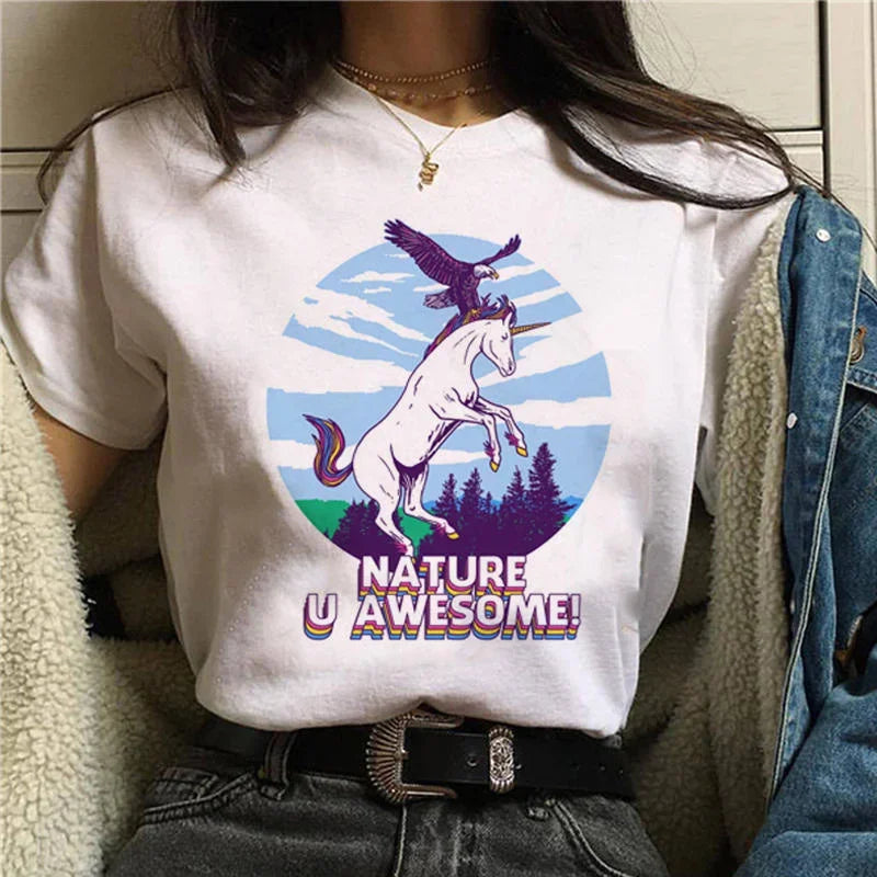 Dein zauberhaftes Einhorn T-Shirt Pink