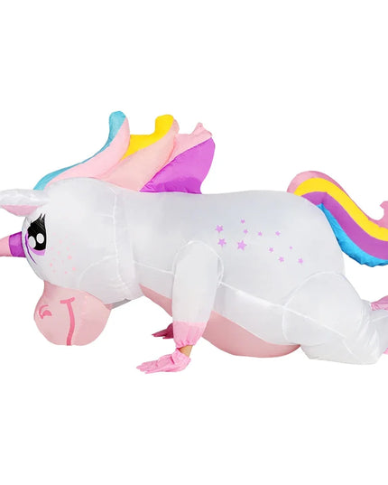 Weißer Glanz: Dein Aufblasbares Einhorn