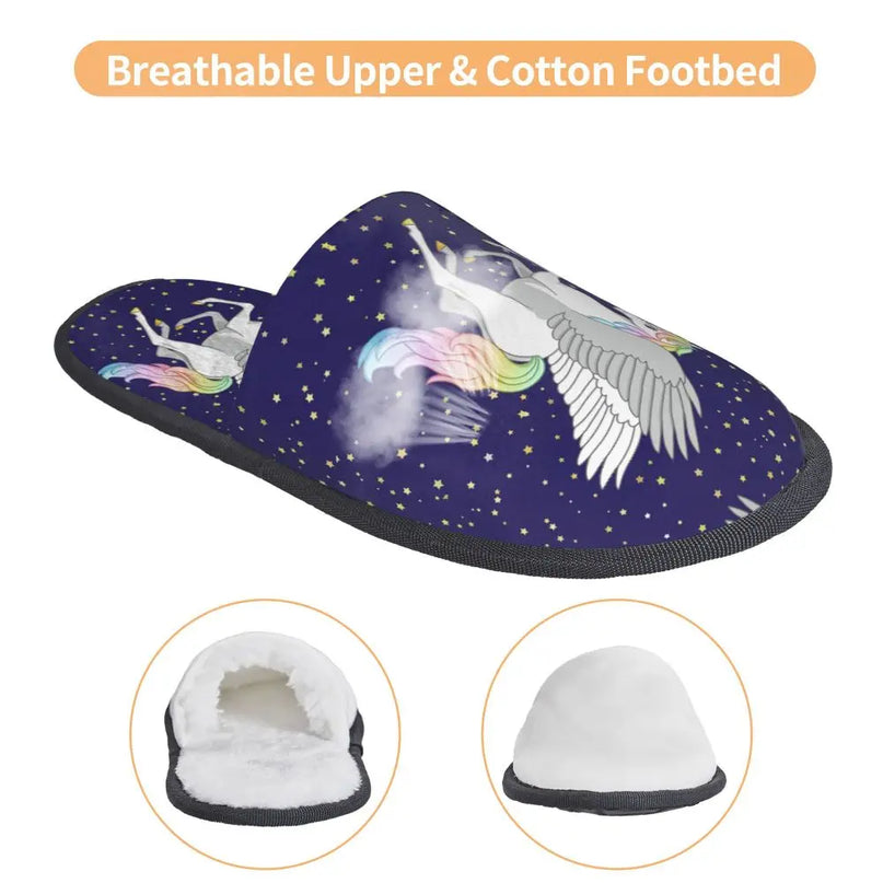 Fantasievolle Einhorn Hausschuhe für dich!