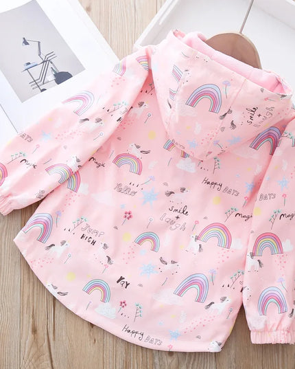 Deine zauberhafte Regenbogen Einhorn Jacke