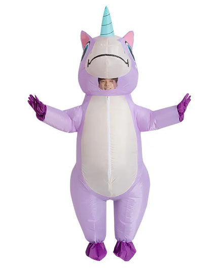 Süßes Aufblasbares Einhorn Kostuem Rosa