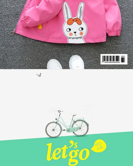 Deine fröhliche Einhorn Jacke in Blau!