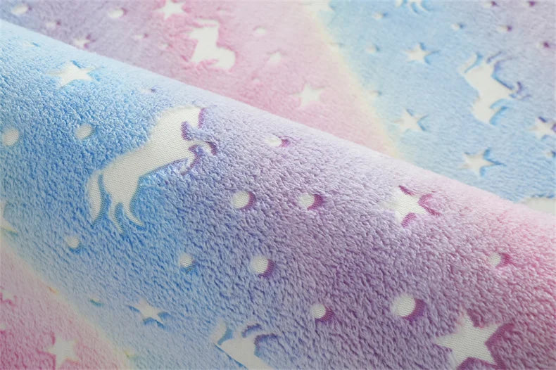 Leuchtender Einhorn Sessel Regenbogen
