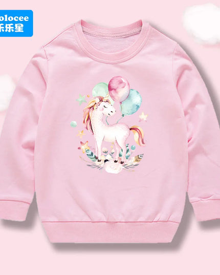 Dein Einhorn Hoodie in Lila – einfach