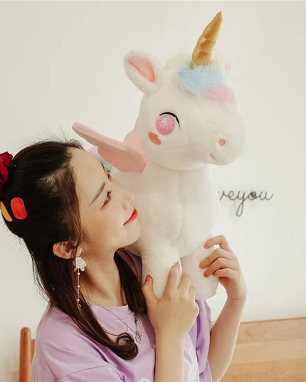 Dein kuscheliges Einhorn Kissen mit Flügeln!
