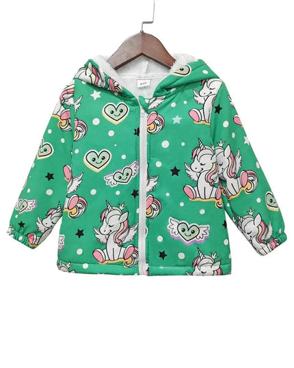 Kuschelige Einhorn Jacke für kalte Tage