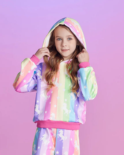 Dein bunter Einhorn Hoodie für strahlende